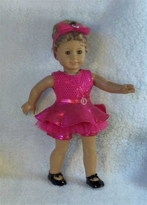 18 Inch Doll Pink Jazz And Tap Dancing Outfit American Girl Doll