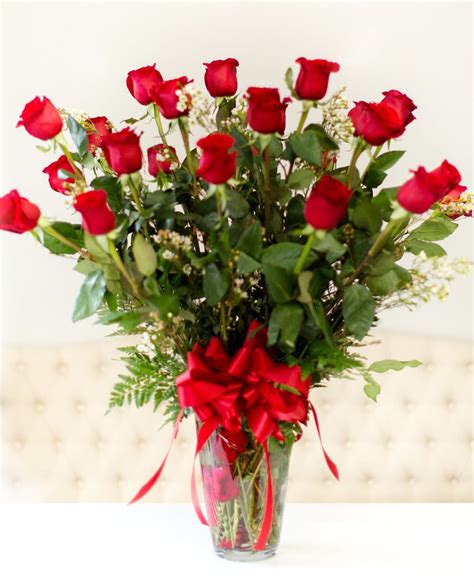 2 Dozen Long Stemmed Red Roses By Cerritos Florist