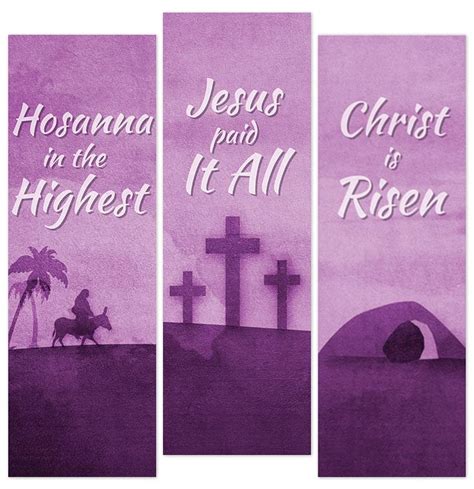 Easter Banners Religious Banners