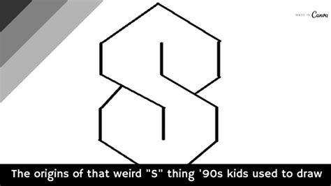 How's that a 90s kid if you were 18 years old? The origins of that weird "S" thing '90s kids used to draw ...