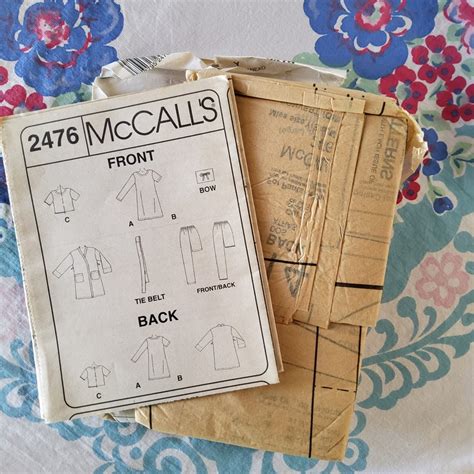 Mccalls 2476 Complete Uncut Factory Folds Vintage 90s Sewing Etsy