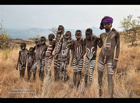 Painted Mursi Babes In Mago National Park Lower Omo Valley Flickr