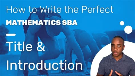 How To Write The Perfect Math Sba Title And Introduction Youtube