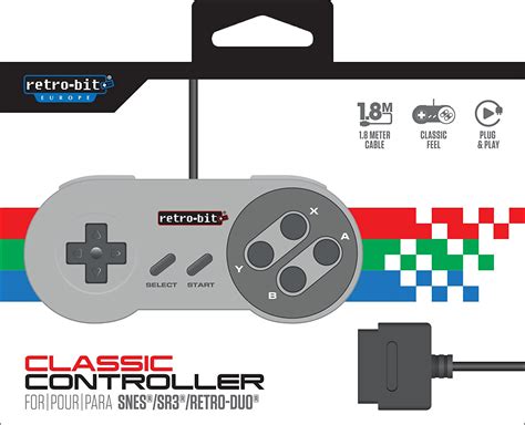 Retro Bit Super Nintendo 16 Bit Classic Controller Snesnew Buy