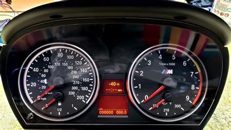 BMW Custom E90 E91 E92 E93 M3 Look OE M3 Gauge Faces Cluster Plug And