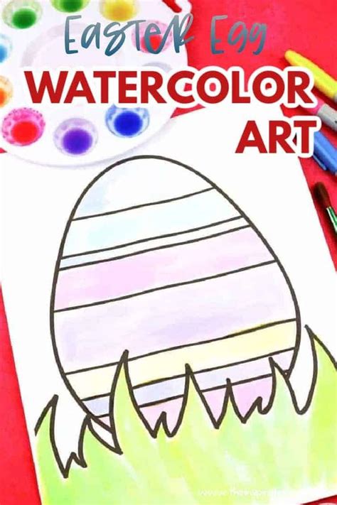 Sharpie Watercolour Easter Eggs Creative Kids Crafts Easter