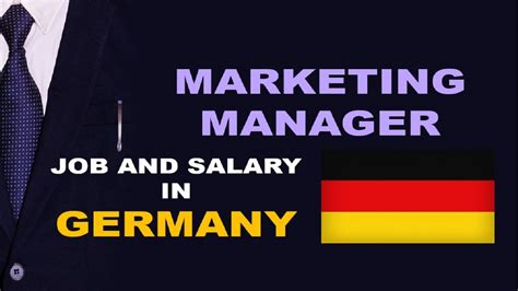 Marketing Manager Salary In Germany Jobs And Wages In Germany Youtube