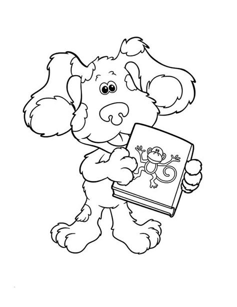 Blues Clues And Book About Monkey Coloring Page Coloring Sun Monkey