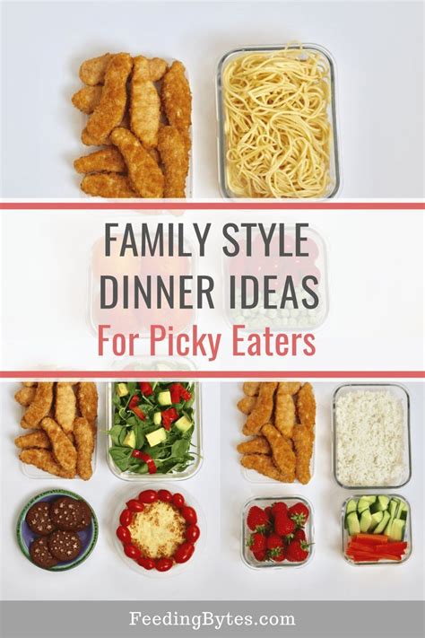 Food blogger moms share their favorite recipes for picky eaters. Family Style Dinner Ideas for Picky Eaters | Picky eaters ...