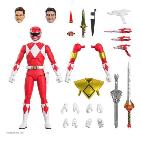 Power Rangers Mighty Morphin Th Anniversary Red Ranger Action Figure