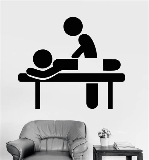 Vinyl Wall Decal Massage Room Spa Therapy Salon Relax Stickers Unique
