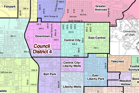35 Salt Lake City Neighborhoods Map Maps Database Source