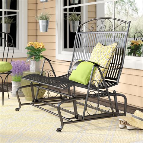 Check spelling or type a new query. Best 30+ of Iron Double Patio Glider Benches