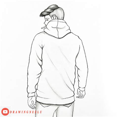 How To Draw A Attitude Boy Backside Very Easy Pencil Drawing Easy