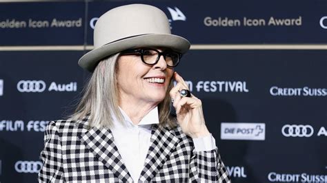 The Real Reason Diane Keaton Always Covers Her Neck