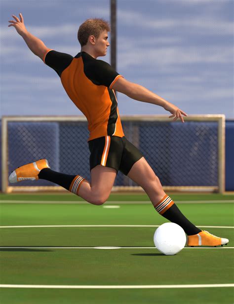 Soccer Poses For Genesis 8 And Genesis 81 Male Daz 3d