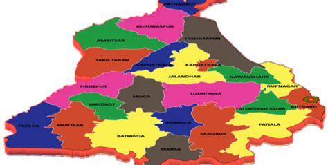 Punjab Map Districts In Punjab Punjab Map Map Delhi Map Images