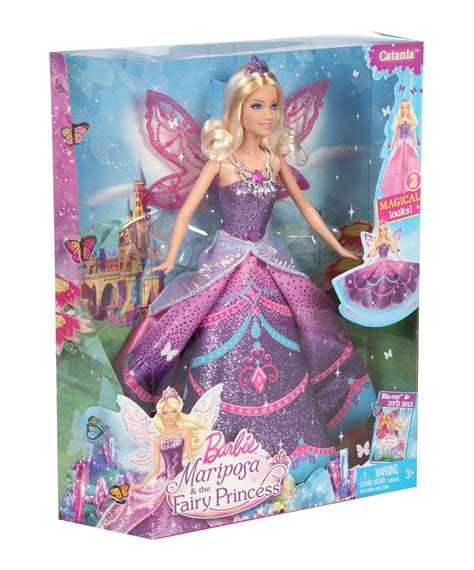 Barbie Mariposa And The Fairy Princess Catania Doll New Free