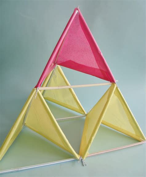 Craft Tutorials Galore At Crafter Holic Tetrahedral Kite Diy