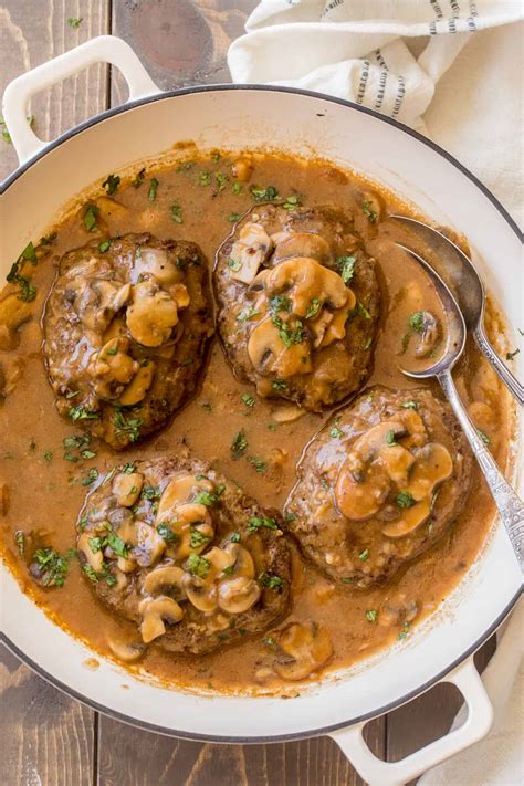 Maybe you would like to learn more about one of these? EASY Homemade Salisbury Steak Recipe - Valentina's Corner