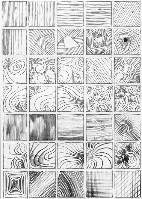Texture Drawing Zentangle Patterns Doodle Patterns