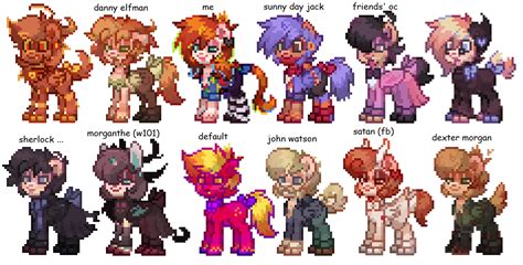 Some Newer And Older Ponies Ive Made Ponytown