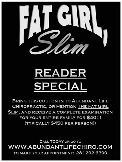 Fat Girl Slim Reader Special