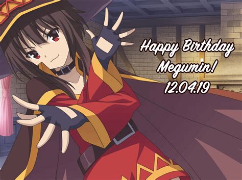 Happy Birthday Megumin Konosuba