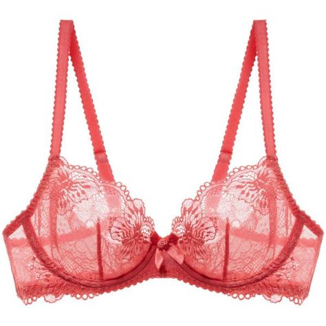 Lagent By Agent Provocateur Womens Mirabel Non Pad Balcony Bra Red
