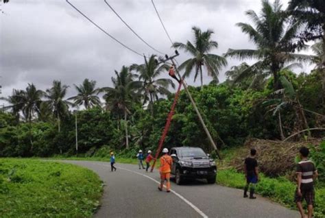 Cuaca dan kondisi di meteoselasa02februaridi bojonegoro. 99 Persen Gangguan Listrik Diperbaiki Pasca Gempa Maluku Utara - Timeline Malut