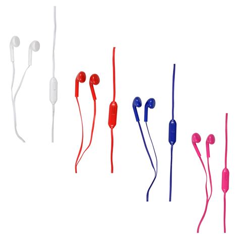 Bulk E Circuit Colorful Earbuds With Built In Microphones Dollar Tree