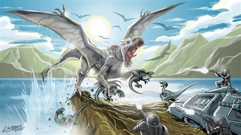 Indominus Rex With Wings Indominus Rex Jurassic Park World Jurassic