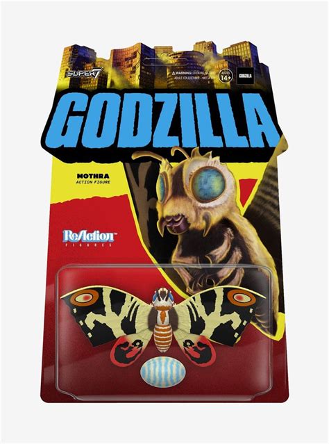 Boxlunch Super7 Reaction Godzilla Mothra Figure Mall Of America®