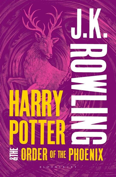 Harry Potter And The Order Of The Pheonix By J K Rowling Book Cover