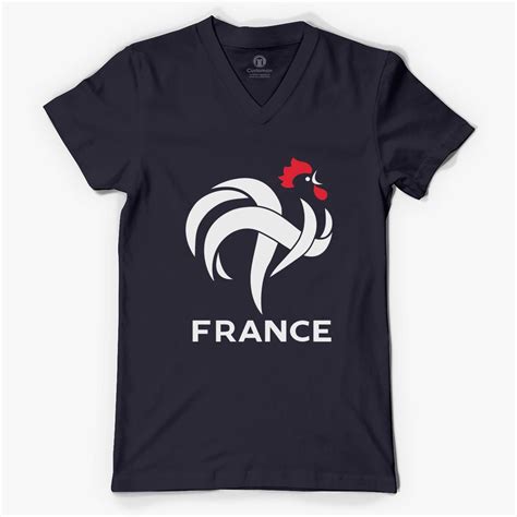 9 france football logos ranked in order of popularity and relevancy. France Football Team Logo V-Neck T-shirt - Customon