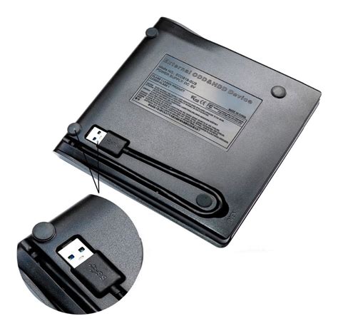 Gravador Leitor Dvd Cd Driver Pc Externo Slim Usb Notebook Cpu