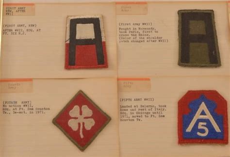 World War Ii Us Army Division Patches