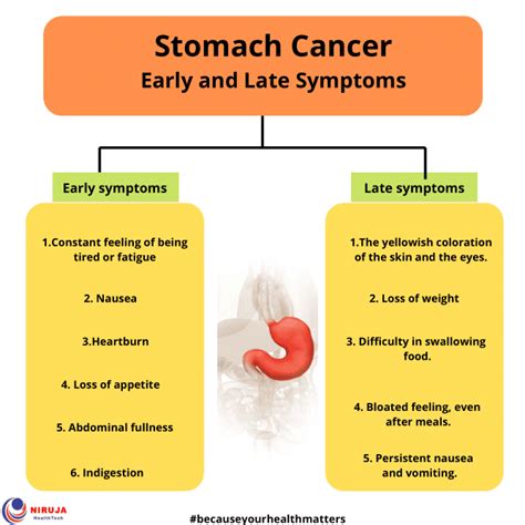 Stomach Cancer Early And Late Symptoms