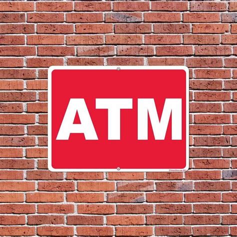 Atm Sign Or Sticker Victorystore