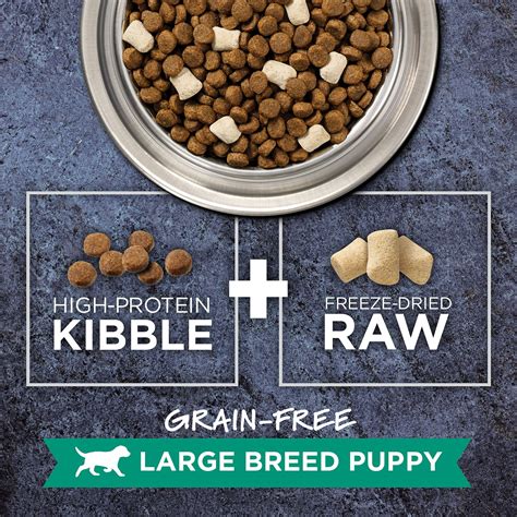 A raw diet usually includes organ meats, muscle meat, whole or puppies are also better off having cooked food. Instinct by Nature's Variety Raw Boost Large Breed Puppy ...