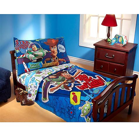 Disney® Toy Story Fly To Infinity 4 Piece Toddler Bedding Set Buybuy Baby