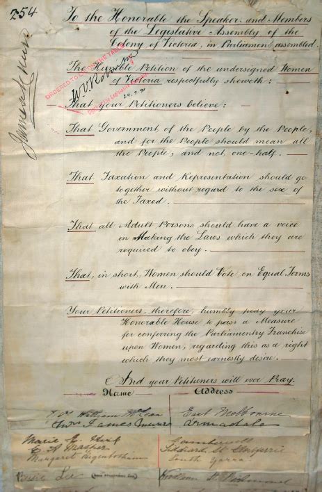 Women S Suffrage Petitions 1891 1894 The Australian Register Unesco