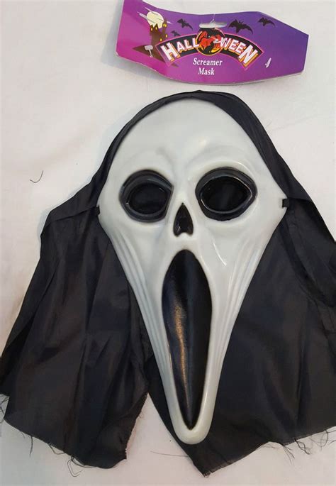 Fancy Dress Scary Movie Scream Retro Mask New One Size Adult Movie
