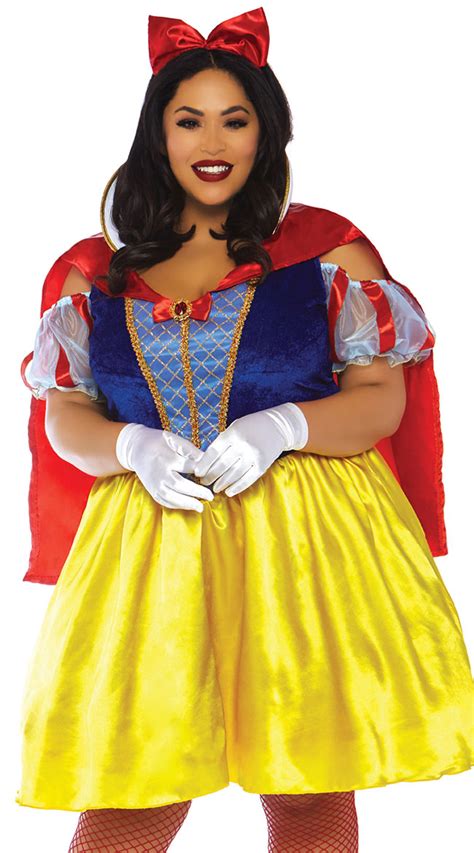 Plus Size Fairy Tale Snow White Costume Plus Size Snow White Costume Yandy Com