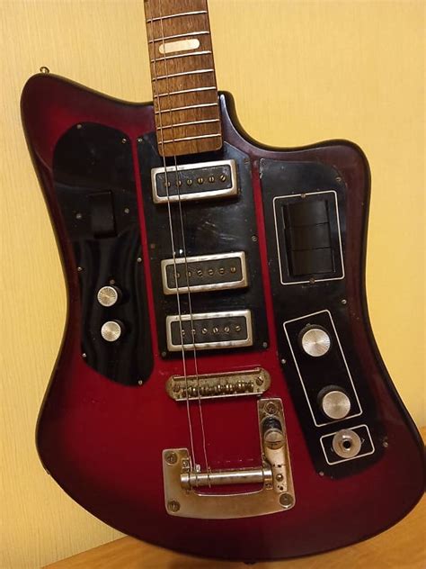 Formanta Ussr Soviet Electric Guitar Vintage With Fuzz Reverb