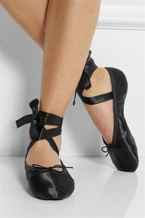 Ballet Beautiful Satin Ballet Slippers Net A Portercom Black