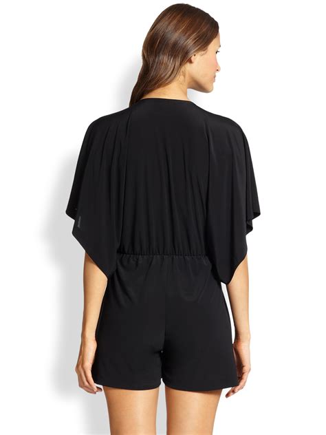 573 items on sale from $77. Lyst - Norma kamali Jersey Knit Short Jumpsuit in Black