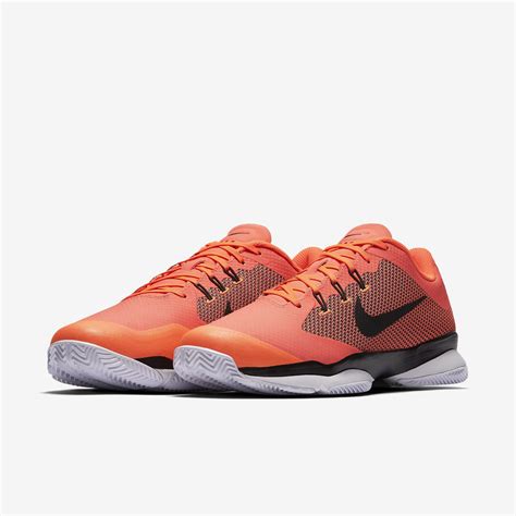 Nike Mens Air Zoom Ultra Clay Court Tennis Shoes Hyper Orange