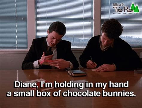 Diane Im Holding In My Hand A Small Box Of Chocolate Bunnies