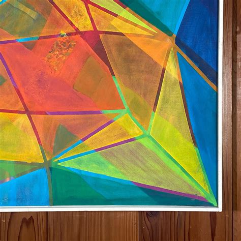 Colorful Geometric Abstract Painting